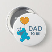 Sesamstraat | Cookie Monster Baby shower Dad Ronde Button 7,6 Cm (Voorkant /achterkant)