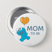 Sesamstraat | Cookie Monster Baby shower Moeder Ronde Button 7,6 Cm (Voorkant /achterkant)
