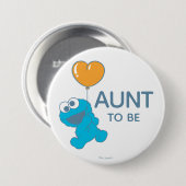 Sesamstraat | Cookie Monster Baby shower Tante Ronde Button 7,6 Cm (Voorkant /achterkant)