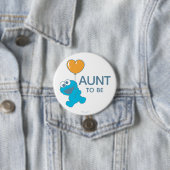 Sesamstraat | Cookie Monster Baby shower Tante Ronde Button 7,6 Cm (In situ)
