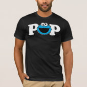 Sesamstraat Cookie Monster - Birthday Pop T-Shir T-shirt (Voorkant)