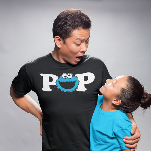 Sesamstraat Cookie Monster - Birthday Pop T-Shir T-shirt