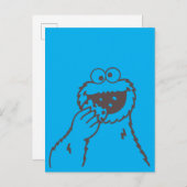 Sesamstraat | Cookie Monster Bright Briefkaart (Voorkant / Achterkant)