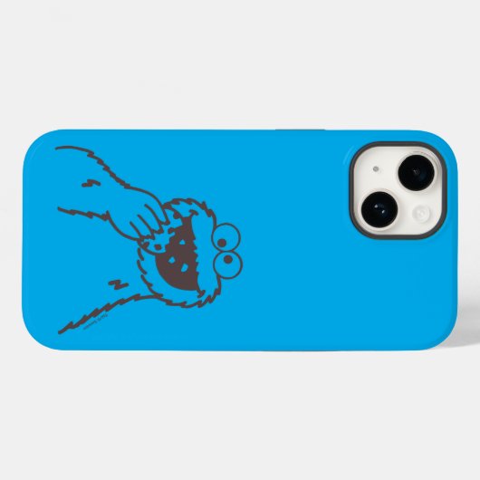 Sesamstraat | Cookie Monster Bright Case-Mate iPhone Case (Achterkant (horizontaal))