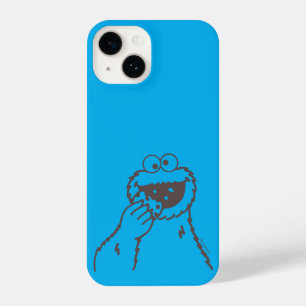 Sesamstraat   Cookie Monster Bright iPhone 14 Hoesje