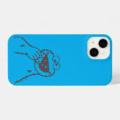 Sesamstraat | Cookie Monster Bright iPhone Hoesje (Achterkant horizontaal)