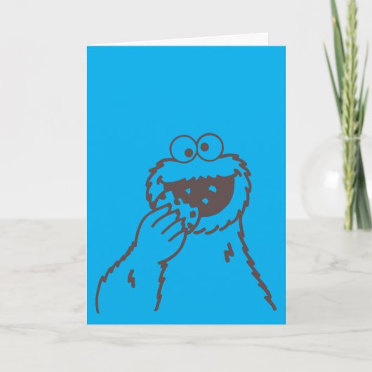 Sesamstraat | Cookie Monster Bright Kaart (Voorkant)