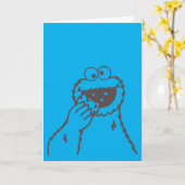 Sesamstraat | Cookie Monster Bright Kaart (Gele Bloem)