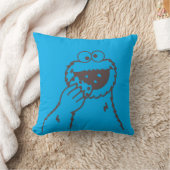 Sesamstraat | Cookie Monster Bright Kussen (Deken)