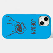 Sesamstraat | Cookie Monster Bright | Naam toevoeg Case-Mate iPhone Case (Achterkant (horizontaal))