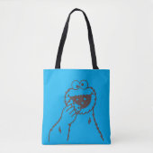 Sesamstraat | Cookie Monster Bright Tote Bag (Voorkant)