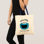 Sesamstraat | Cookie Monster Familie Vakantie Tote Bag (Voorkant (product))