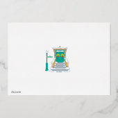 Sesamstraat | Cookie Monster Family Foto Folie Feestdagenkaart (Achterkant)