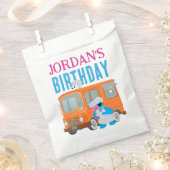 Sesamstraat Cookie Monster Food Truck Verjaardag Bedankzakje (Geknipt)
