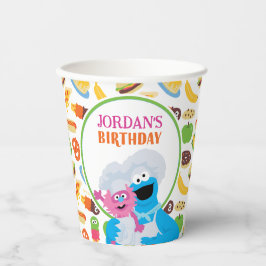 Sesamstraat Cookie Monster Foodie Truck Papieren Bekers