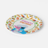 Sesamstraat Cookie Monster Foodie Truck Papieren Bordje (Gekanteld)