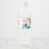 Sesamstraat Cookie Monster Foodie Truck Waterfles Etiket (Voorkant)