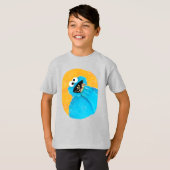 Sesamstraat Cookie Monster Karakter Kunst T-shirt (Voorkant volledig)