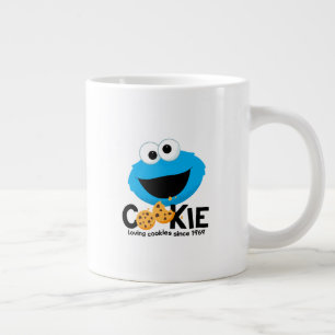 Sesamstraat   Cookie Monster Loving Cookies Grote Koffiekop