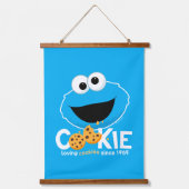 Sesamstraat | Cookie Monster Loving Cookies Hangend Wandkleed (Voorkant)