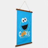 Sesamstraat | Cookie Monster Loving Cookies Hangend Wandkleed (Gebogen)