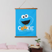 Sesamstraat | Cookie Monster Loving Cookies Hangend Wandkleed (Slaapkamer)