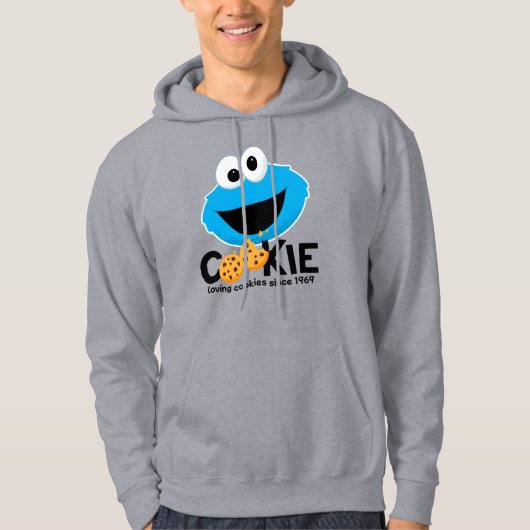 Sesamstraat | Cookie Monster Loving Cookies Hoodie (Voorkant)