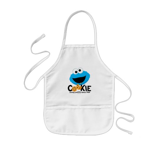 Sesamstraat | Cookie Monster Loving Cookies Kinder Schort (Voorkant)