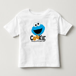 Sesamstraat Cookie Monster Loving Cookies Kinder Shirts
