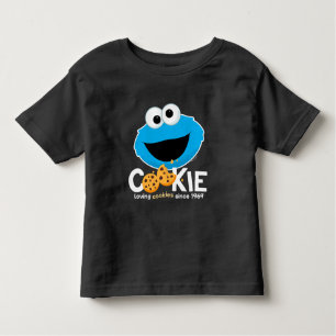 Sesamstraat   Cookie Monster Loving Cookies Kinder Shirts