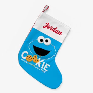 Sesamstraat Cookie Monster Loving Cookies Kleine Kerstsok