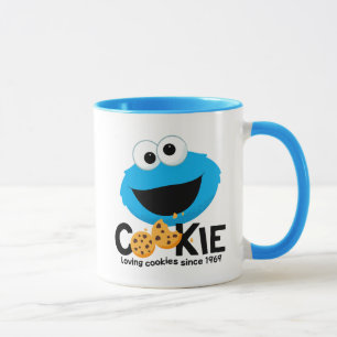 Sesamstraat   Cookie Monster Loving Cookies Mok