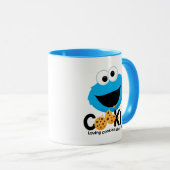 Sesamstraat | Cookie Monster Loving Cookies Mok (Voorkant rechts)