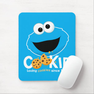Sesamstraat   Cookie Monster Loving Cookies Muismat