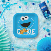 Sesamstraat | Cookie Monster Loving Cookies Papieren Bordje (Feest)