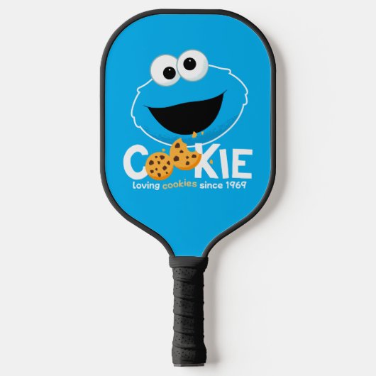 Sesamstraat | Cookie Monster Loving Cookies Pickleball Paddle (Voorkant)