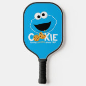 Sesamstraat | Cookie Monster Loving Cookies Pickleball Paddle (Achterkant)