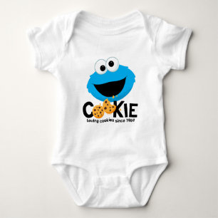 Sesamstraat Cookie Monster Loving Cookies Romper