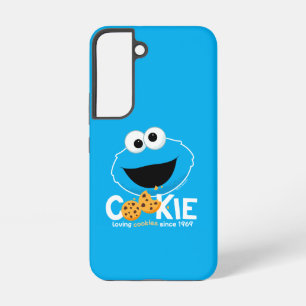 Sesamstraat   Cookie Monster Loving Cookies Samsung Galaxy Hoesje
