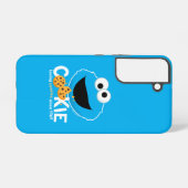 Sesamstraat | Cookie Monster Loving Cookies Samsung Galaxy Hoesje (Achterkant horizontaal)