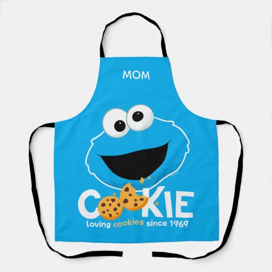 Sesamstraat | Cookie Monster Loving Cookies Schort (Voorkant)