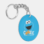 Sesamstraat | Cookie Monster Loving Cookies Sleutelhanger (Voorkant Links)