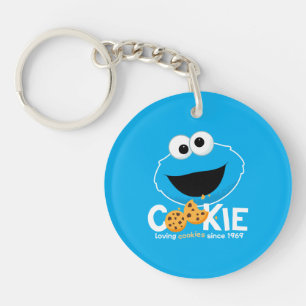 Sesamstraat   Cookie Monster Loving Cookies Sleutelhanger