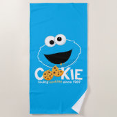Sesamstraat | Cookie Monster Loving Cookies Strandlaken (Voorkant)