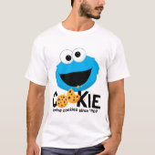 Sesamstraat | Cookie Monster Loving Cookies T-shirt (Voorkant)