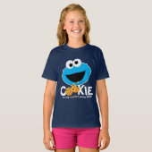 Sesamstraat | Cookie Monster Loving Cookies T-shirt (Voorkant volledig)