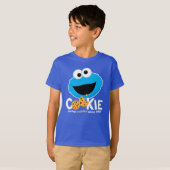 Sesamstraat | Cookie Monster Loving Cookies T-shirt (Voorkant volledig)