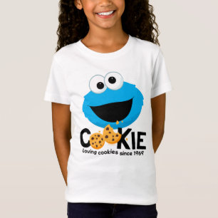 Sesamstraat   Cookie Monster Loving Cookies T-shirt