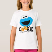 Sesamstraat | Cookie Monster Loving Cookies T-shirt (Voorkant)