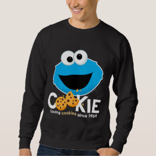 Sesamstraat   Cookie Monster Loving Cookies Trui
